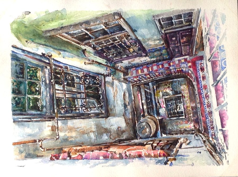 Patio interior